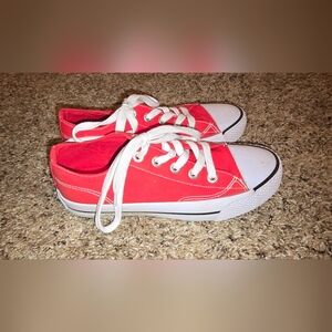 Red Airwalk Canvas Sneakers, Sz. 6.5